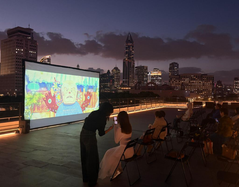 艺术外滩打卡上海音乐厅天台,还能“看电影”